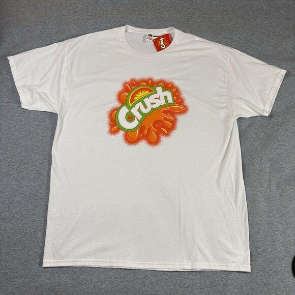 Fruit of the Loom Other - NWT Crush Orange Soda Logo Graphic T-Shirt XL White 2025 Official Licensed Tee